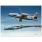 Thijs Postma - Poster - Lockheed P-80 Shooting A Lavochkin La-9 Over Korea Poster Only TP Aviation Art 45x60 cm / 18x24″ 