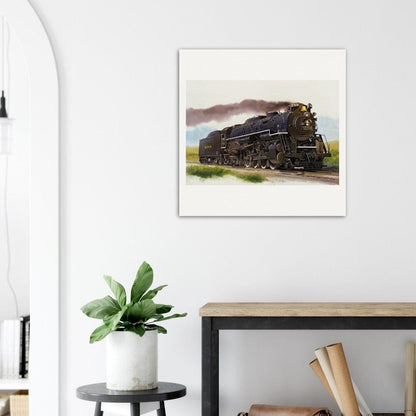 Thijs Postma - Poster - Locomotive Nickel Plate 759 Poster Only TP Aviation Art 