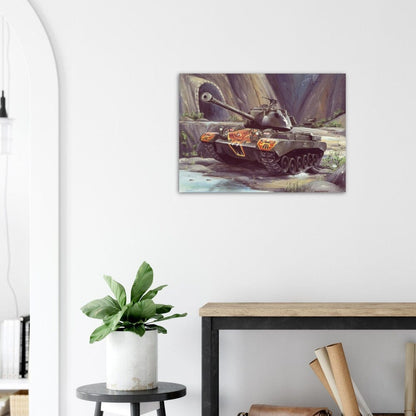 Thijs Postma - Poster - M-48 Patton Tank Poster Only TP Aviation Art 