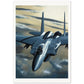 Thijs Postma - Poster - McDonnell F-15A Eagle Blasting Towards You Poster Only TP Aviation Art 70x100 cm / 28x40″ 