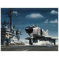 Thijs Postma - Poster - McDonnell F-4B Phantom Taking Off Aircraft Carrier USS Ranger Poster Only TP Aviation Art 45x60 cm / 18x24″ 