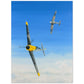 Thijs Postma - Poster - Messerschmitt Bf 109E And Spitfire Mk.1 Air Duel Poster Only TP Aviation Art 45x60 cm / 18x24″ 