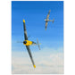 Thijs Postma - Poster - Messerschmitt Bf 109E And Spitfire Mk.1 Air Duel Poster Only TP Aviation Art 50x70 cm / 20x28″ 