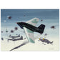 Thijs Postma - Poster - Messerschmitt Me 163 Komet Attacking B-17s Poster Only TP Aviation Art 50x70 cm / 20x28″ 