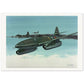 Thijs Postma - Poster - Messerschmitt Me 262 Attacked A B-17 ‘Flying Fortress' Poster Only TP Aviation Art 70x100 cm / 28x40″ 