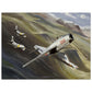 Thijs Postma - Poster - MiG-15 And F-86 Sabre In Korea Poster Only TP Aviation Art 45x60 cm / 18x24″ 