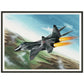 Thijs Postma - Poster - MiG-29 Full Afterburners - Metal Frame Poster - Metal Frame TP Aviation Art 