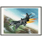 Thijs Postma - Poster - MiG-29 Full Afterburners - Metal Frame Poster - Metal Frame TP Aviation Art 70x100 cm / 28x40″ Black 