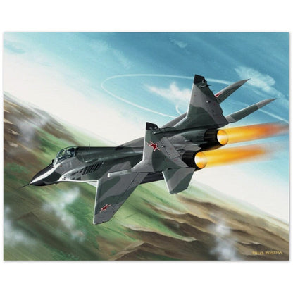 Thijs Postma - Poster - MiG-29 Full Afterburners Poster Only TP Aviation Art 40x50 cm / 16x20″ 