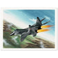 Thijs Postma - Poster - MiG-29 Full Afterburners Poster Only TP Aviation Art 60x80 cm / 24x32″ 