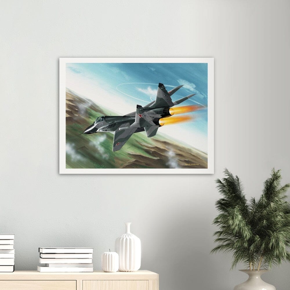 Thijs Postma - Poster - MiG-29 Full Afterburners Poster Only TP Aviation Art 