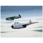 Thijs Postma - Poster - MiG-9 Next To Yak-15 Poster Only TP Aviation Art 45x60 cm / 18x24″ 