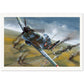 Thijs Postma - Poster - Morane Saulnier MS.406 In Action In 1940 Poster Only TP Aviation Art 70x100 cm / 28x40″ 