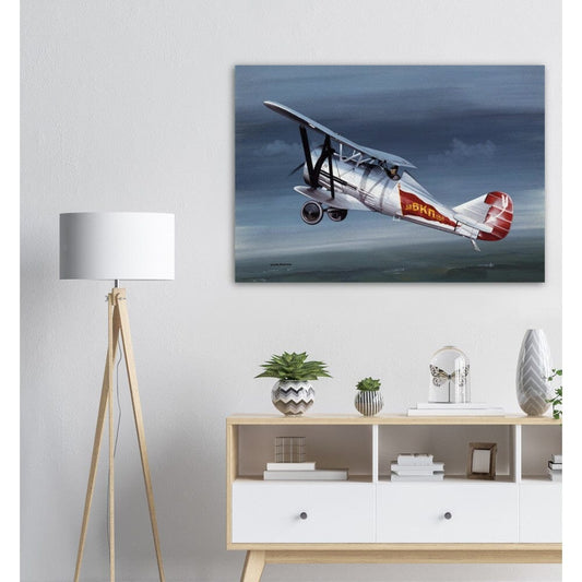 Thijs Postma - Poster - Polikarpov I-5 In The Sky Poster Only TP Aviation Art 
