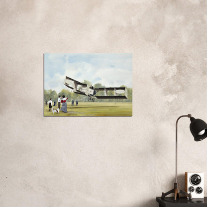 Thijs Postma - Poster - Santos-Dumont 14-bis First Flight Over Europe Poster Only TP Aviation Art 