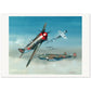 Thijs Postma - Poster - Soviet Lavochkin La-5 Escorting Petlyakov Pe-2's Poster Only TP Aviation Art 50x70 cm / 20x28″ 