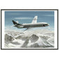Thijs Postma - Poster - Sud-Est SE-210 Caravelle Transavia - Metal Frame Poster - Metal Frame TP Aviation Art 70x100 cm / 28x40″ Black 