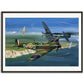 Thijs Postma - Poster - Supermarine Spitfire Mk.1 Battle Of Britain - Metal Frame Poster - Metal Frame TP Aviation Art 60x80 cm / 24x32″ Black 