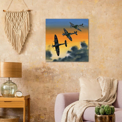 Thijs Postma - Poster - Supermarine Spitfire Mk.24 In HongKong Poster Only TP Aviation Art 