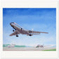 Thijs Postma - Poster - Tupolev Tu-104 Taking Off Poster Only TP Aviation Art 50x50 cm / 20x20″ 