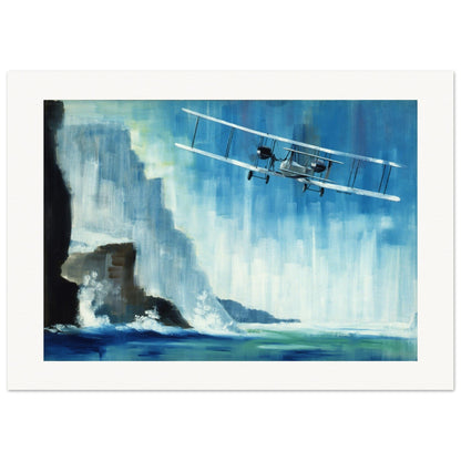 Thijs Postma - Poster - Vickers Vimy First Non-Stop Atlantic Crossing Poster Only TP Aviation Art 50x70 cm / 20x28″ 