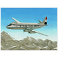 Thijs Postma - Poster - Vickers Viscount KLM Over The Mountains Poster Only TP Aviation Art 45x60 cm / 18x24″ 