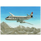 Thijs Postma - Poster - Vickers Viscount KLM Over The Mountains Poster Only TP Aviation Art 70x100 cm / 28x40″ 
