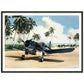 Thijs Postma - Poster - Vought F4U-1A Corsair Of Lt Ike Kepford In The Pacific - Metal Frame Poster - Metal Frame TP Aviation Art 60x80 cm / 24x32″ Black 