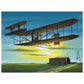 Thijs Postma - Poster - Wright Flyer First Flight Over The Netherlands 1909 Poster Only TP Aviation Art 45x60 cm / 18x24″ 