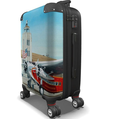 Thijs Postma - Suitcase - Fokker USA F.10 Glendale Los Angeles Suitcase / Cabin Bag TP Aviation Art 