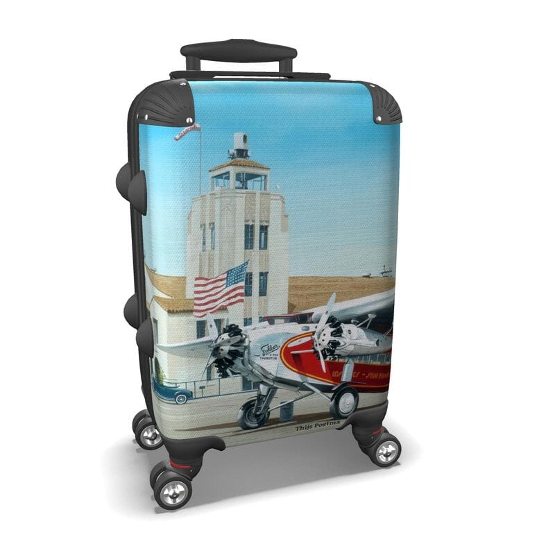 Thijs Postma - Suitcase - Fokker USA F.10 Glendale Los Angeles Suitcase / Cabin Bag TP Aviation Art 