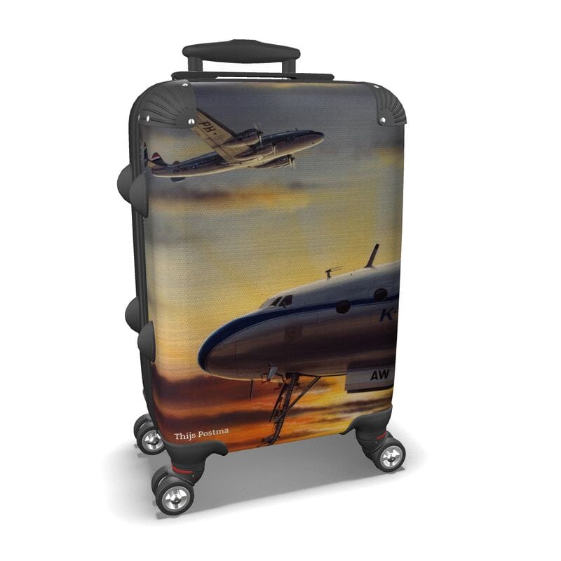 Thijs Postma - Suitcase - Lockheed L-749 NEI Sunset Suitcase / Cabin Bag TP Aviation Art 