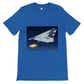 Thijs Postma - T-shirt - Grumman F-14 Tomcat Shooting Down A MiG-23 - Premium Unisex T-shirt TP Aviation Art Royal S 