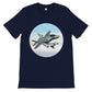 Thijs Postma - T-shirt - Lockheed-Martin F-35 JSF Next To F-16 - Premium Unisex T-shirt TP Aviation Art 