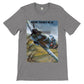 Thijs Postma - T-shirt - Morane Saulnier MS.406 In Action In 1940 - Premium Unisex T-shirt TP Aviation Art Dark Gray Heather S 