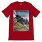 Thijs Postma - T-shirt - Morane Saulnier MS.406 In Action In 1940 - Premium Unisex T-shirt TP Aviation Art Red S 