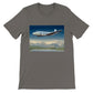 Thijs Postma - T-shirt - SAAB 90A Scandia SAS Flying Over Sweden - Premium Unisex T-shirt TP Aviation Art Asphalt S 