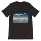 Thijs Postma - T-shirt - SAAB 90A Scandia SAS Flying Over Sweden - Premium Unisex T-shirt TP Aviation Art Black S 