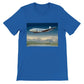 Thijs Postma - T-shirt - SAAB 90A Scandia SAS Flying Over Sweden - Premium Unisex T-shirt TP Aviation Art Royal S 