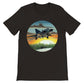 Thijs Postma - T-shirt - SAAB J-35 Draken - Premium Unisex T-shirt TP Aviation Art Black S 