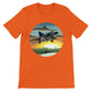 Thijs Postma - T-shirt - SAAB J-35 Draken - Premium Unisex T-shirt TP Aviation Art Orange S 