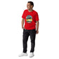 Thijs Postma - T-shirt - SAAB J-35 Draken - Unisex Organic Cotton T-shirt TP Aviation Art Red S 