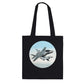 Thijs Postma - Tote Bag - Lockheed-Martin F-35 JSF Next To F-16 - Premium Tote Bag TP Aviation Art Black 
