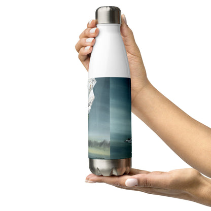Thijs Postma - Water Bottle - F-16A Using Ejection Seat - Stainless Steel 17oz Water Bottles TP Aviation Art 