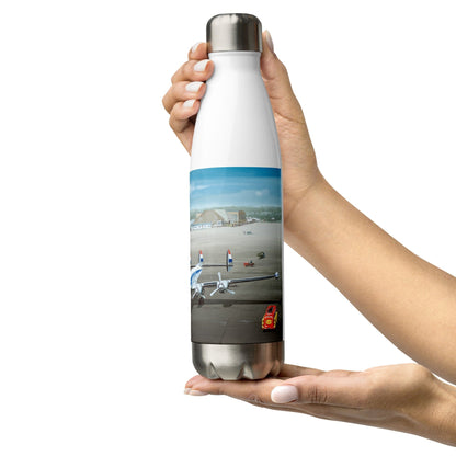 Thijs Postma - Water Bottle - Lockheed L-1049 Super Constellation PH-LKC 1965 - Stainless Steel 17oz Water Bottles TP Aviation Art 